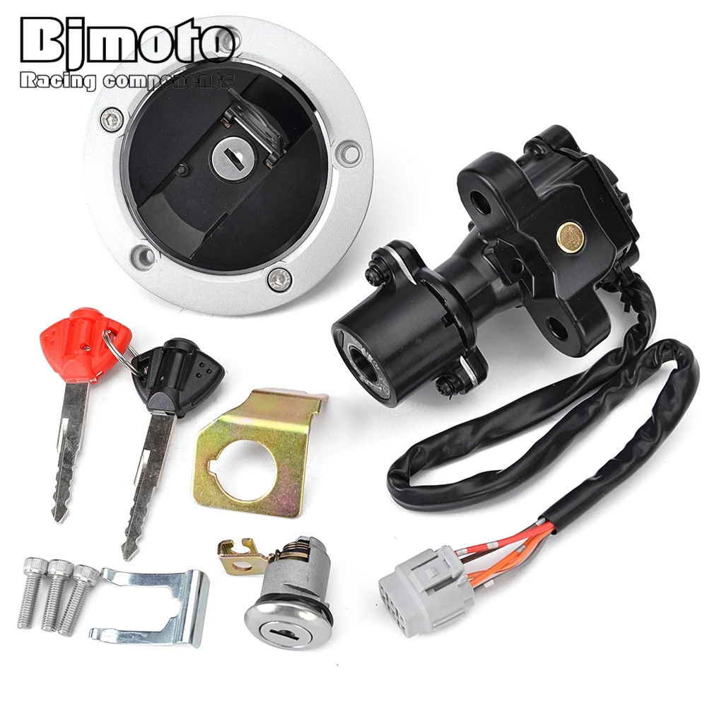 GSX-R GSXR 600 750 1000 Ignition Switch Fuel Cap Seat Lock For Suzuki GSXR600 GSXR750 2006- GSXR1000 2005- motorcycle ignition switch