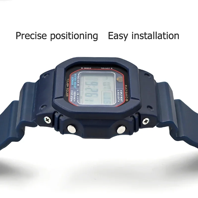 Durable Resin Protective Bezel for Men's Watch - Band Replacement & Enhancement
