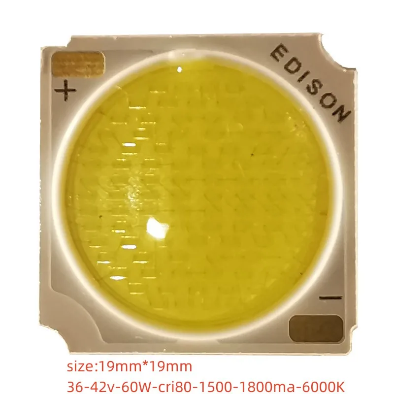 1 Pz 20W 30W 40W 60W Chip Cri = 90 Led Cob Diodo A Emissione Luminosa 19*19Mm Led Fai Da Te Led Track Light Source Accessori