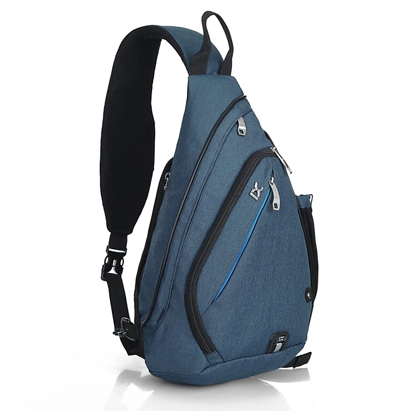 Crossbody Bag INOXTO Men One Shoulder Backpack Women Sling Bag Crossbody USB Boys Cycling Sports Travel Versatile Fashion Bag Student School