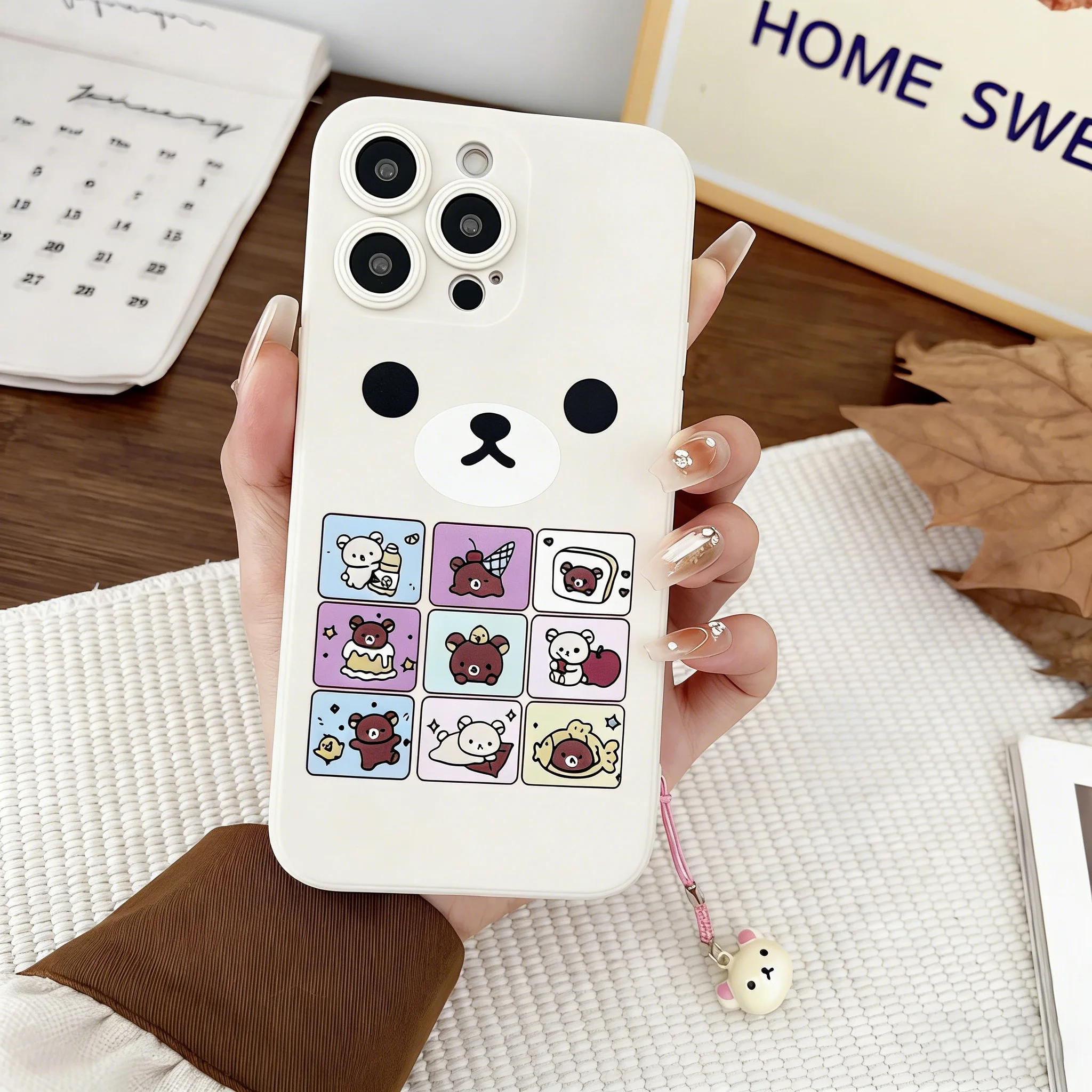 Cute Rilakkuma Case with Bell