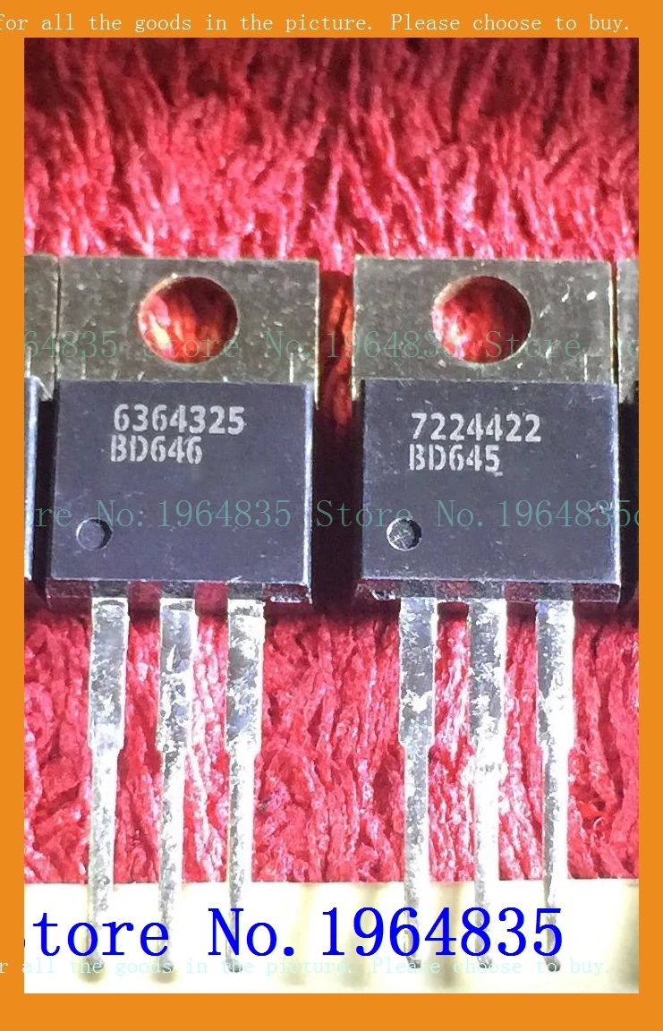 

2 шт./лот = пара BD645 BD646 8A 80V