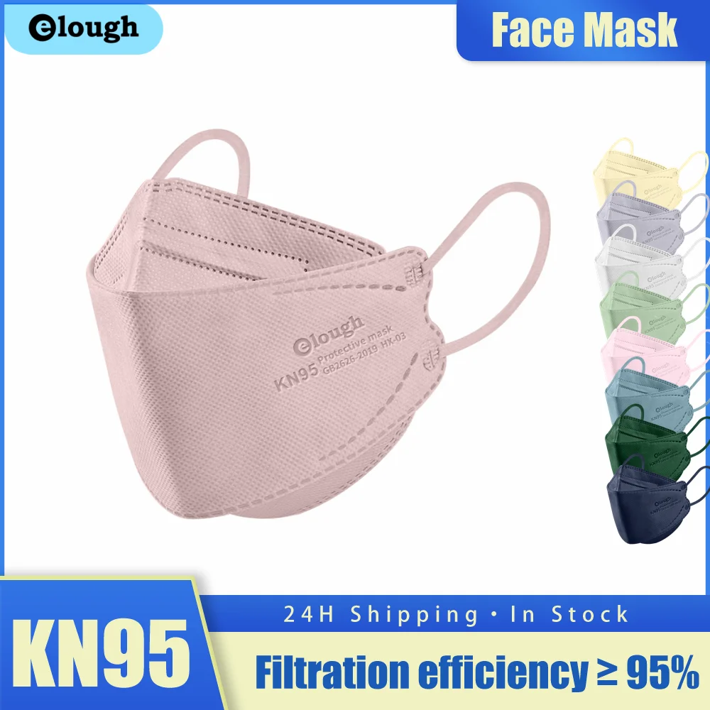 Elough kn95 маска для лица morandi mask ffp 2 Корейская черная ffp2mask Испания 4-слойная ffp2 homologada
