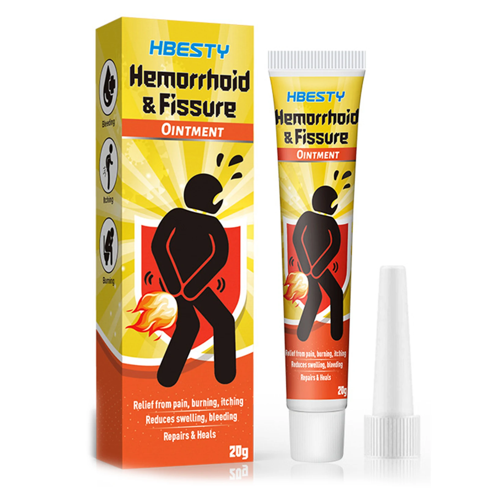 Internal and External Hemorrhoid Cream Effective Men Women Hemorrhoid