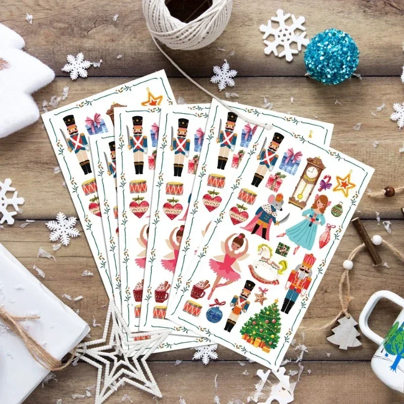 20pcs 33*40cm 2-Ply Nutcracker Soldier Long Paper Napkin Large Size Party Table Paper Christmas Tree Princess Placemat