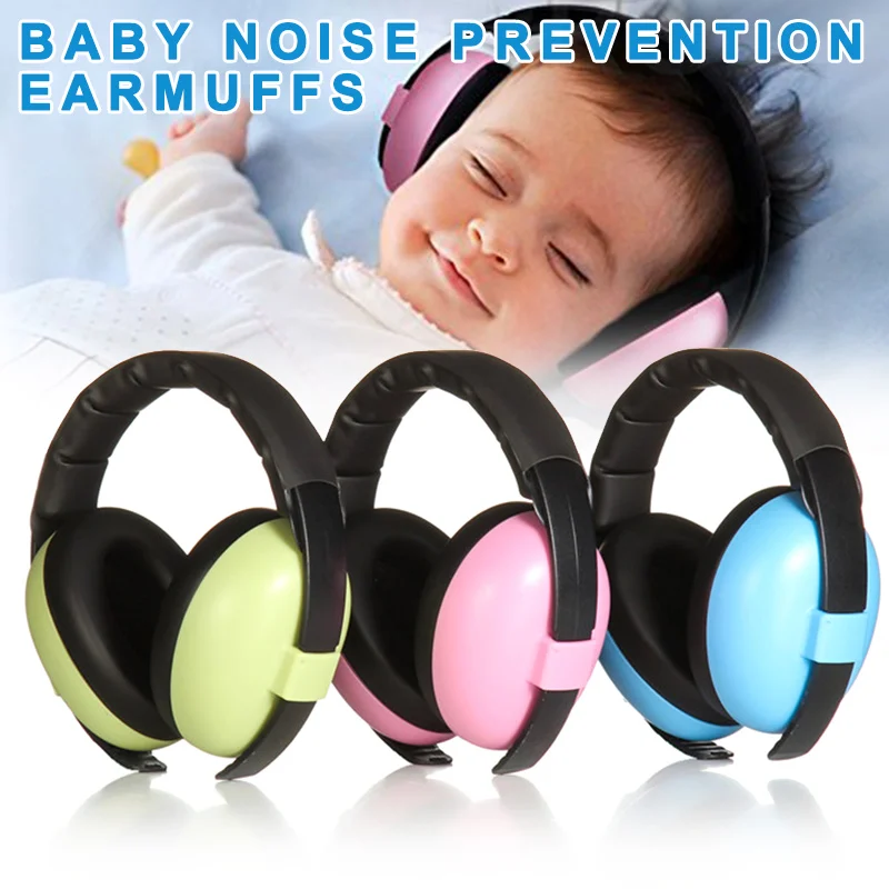 

Noise Canceling Earmuffs for Kids Baby Hearing Protection Headset Soft Ear Defenders Noise Reduction Safety for Autism Children