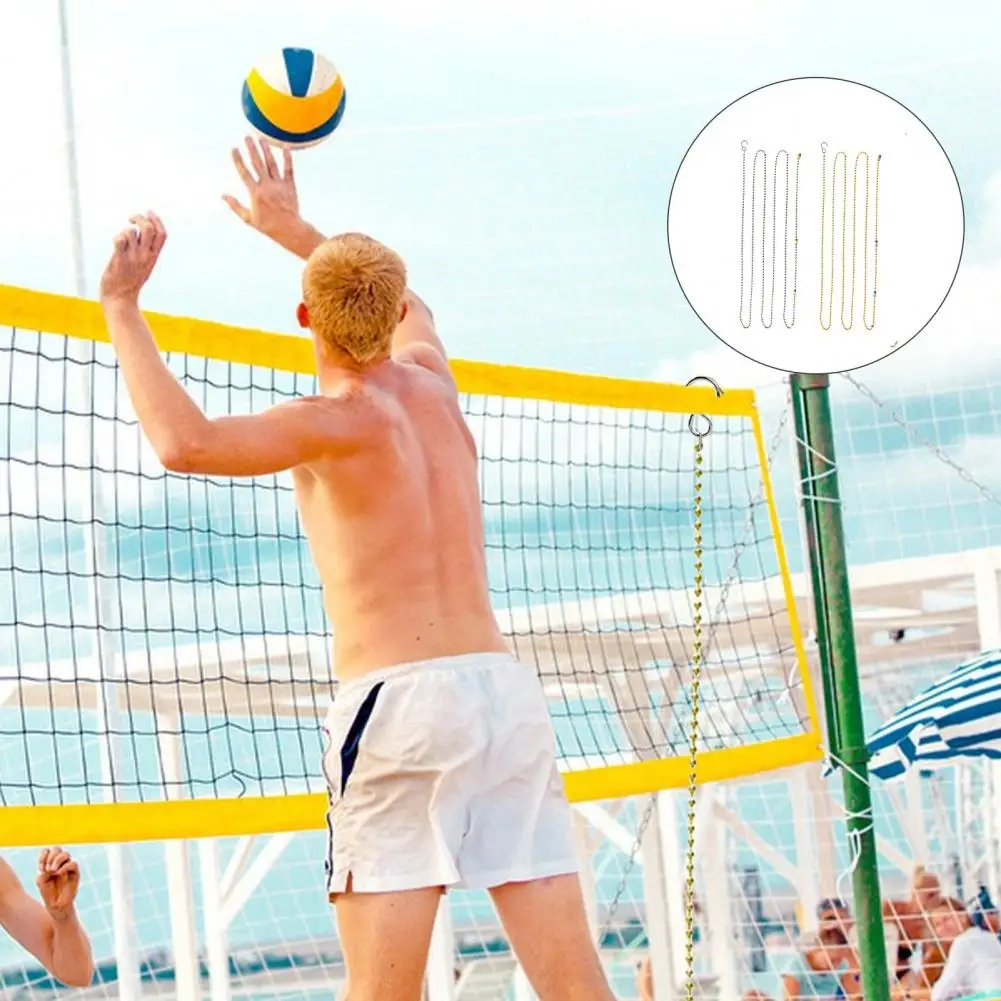 2Pcs Sturdy Volleyball Net Height Chains Replacement Volleyball Net Setters Sport Setters Training Equipment
