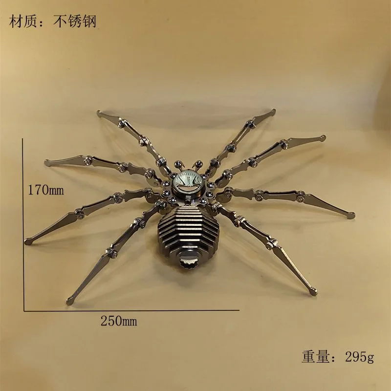 3D Metal Puzzle self-assembly Animal Spider Plus Version Model Jigsaw DIY Assembly Kits Birthdays Gifts For Adult Teens building blocks shape matching puzzle toy