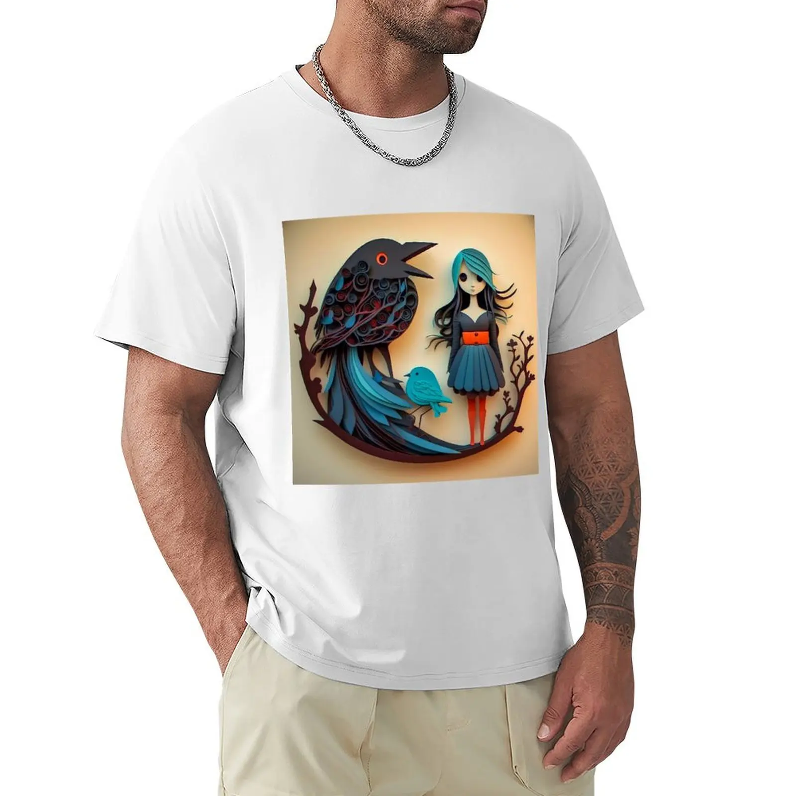 

The Creative World of Quilling T-Shirt plain customs shirts graphic tees tops t shirt men