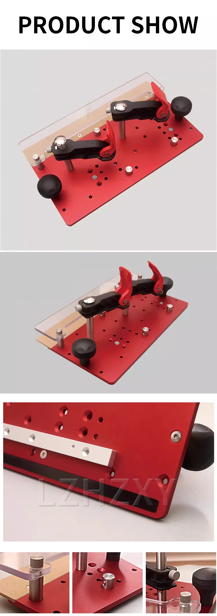 Inverted Carving Machine/Table Saw Push Block Guide Rail Planing Slide Woodworki