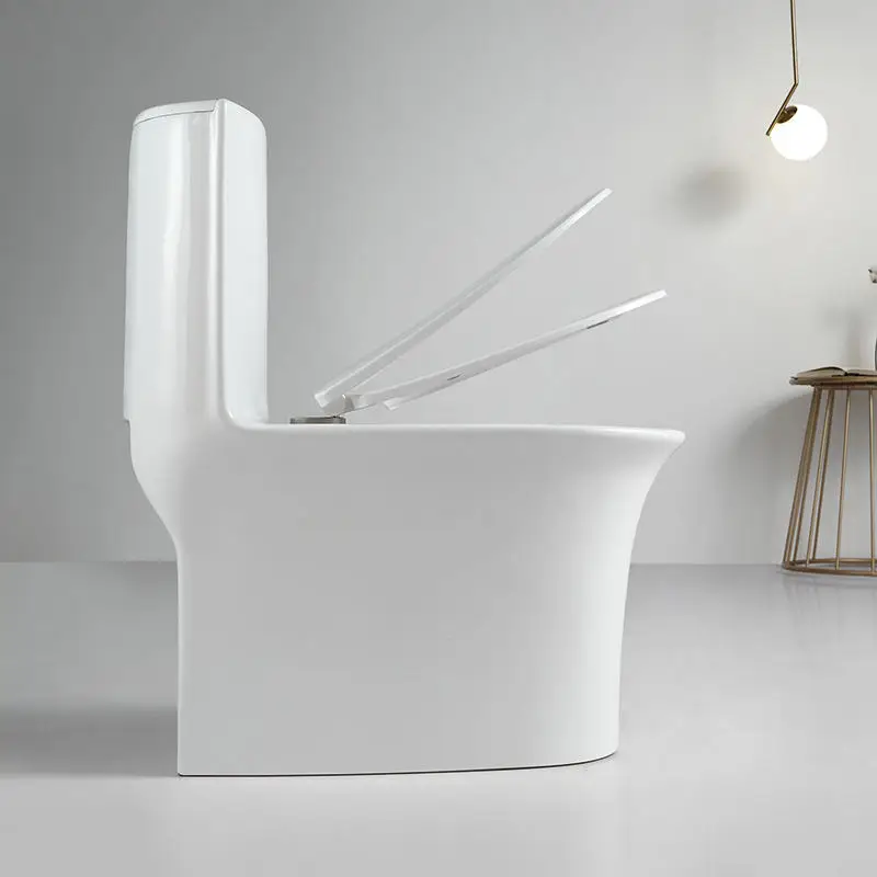 Modern Hotel Design Washdown One-Piece WC Toilets Ceramic Floor Mounted Bathroom Toilet