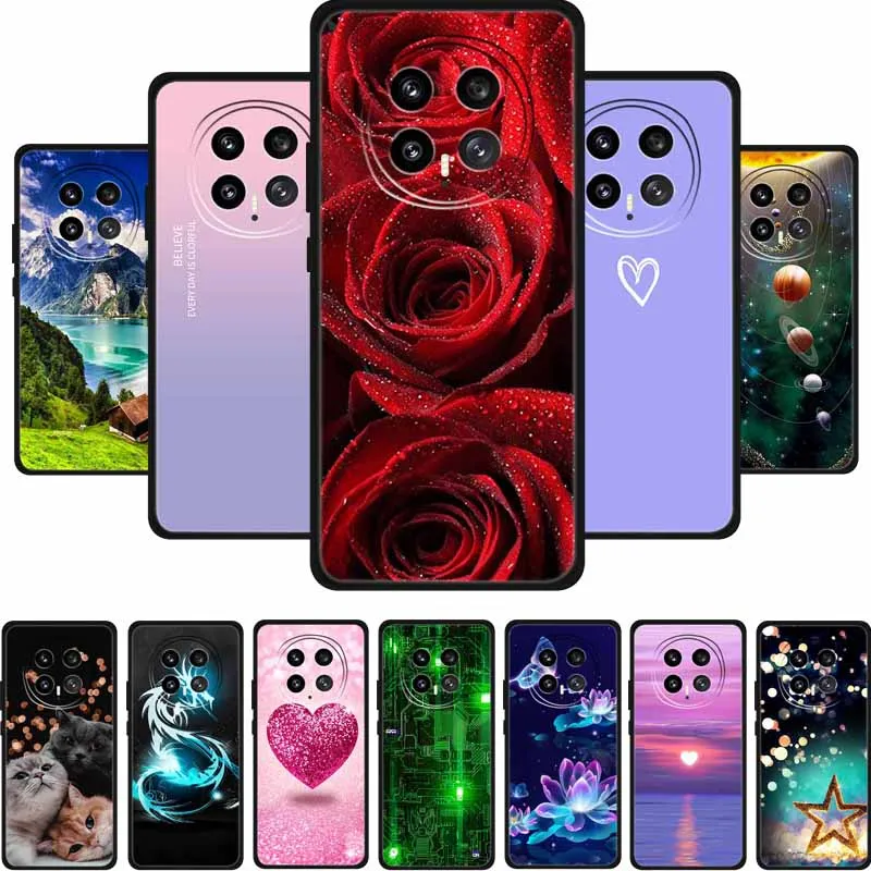 Shockproof Black Silicone Phone Case - Soft and Durable Back Cover