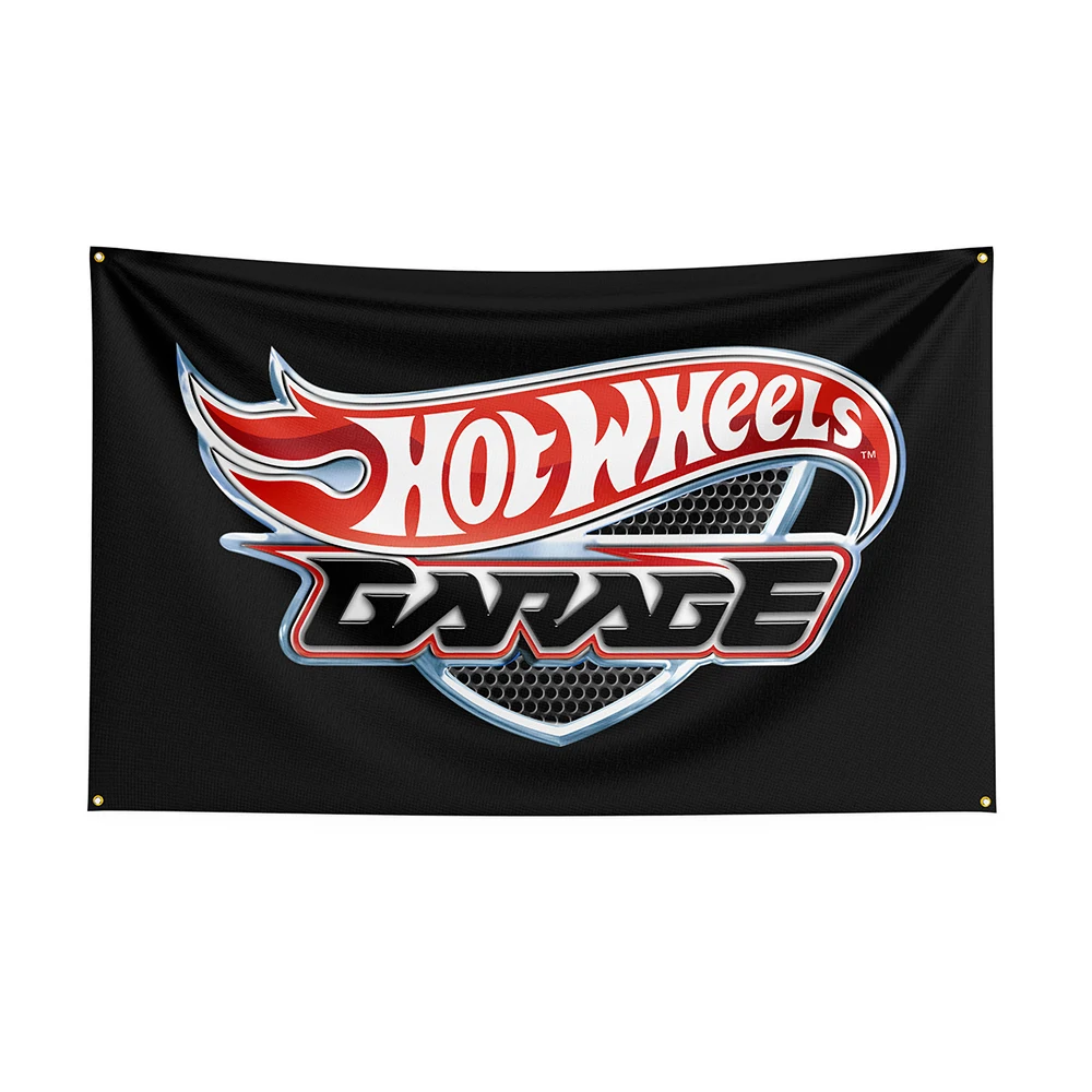

3x5 Hot Wheels Flag Polyester Printed Racing Car Banner For Decor -ft Flag Decor,flag Decoration Banner Flag Banner