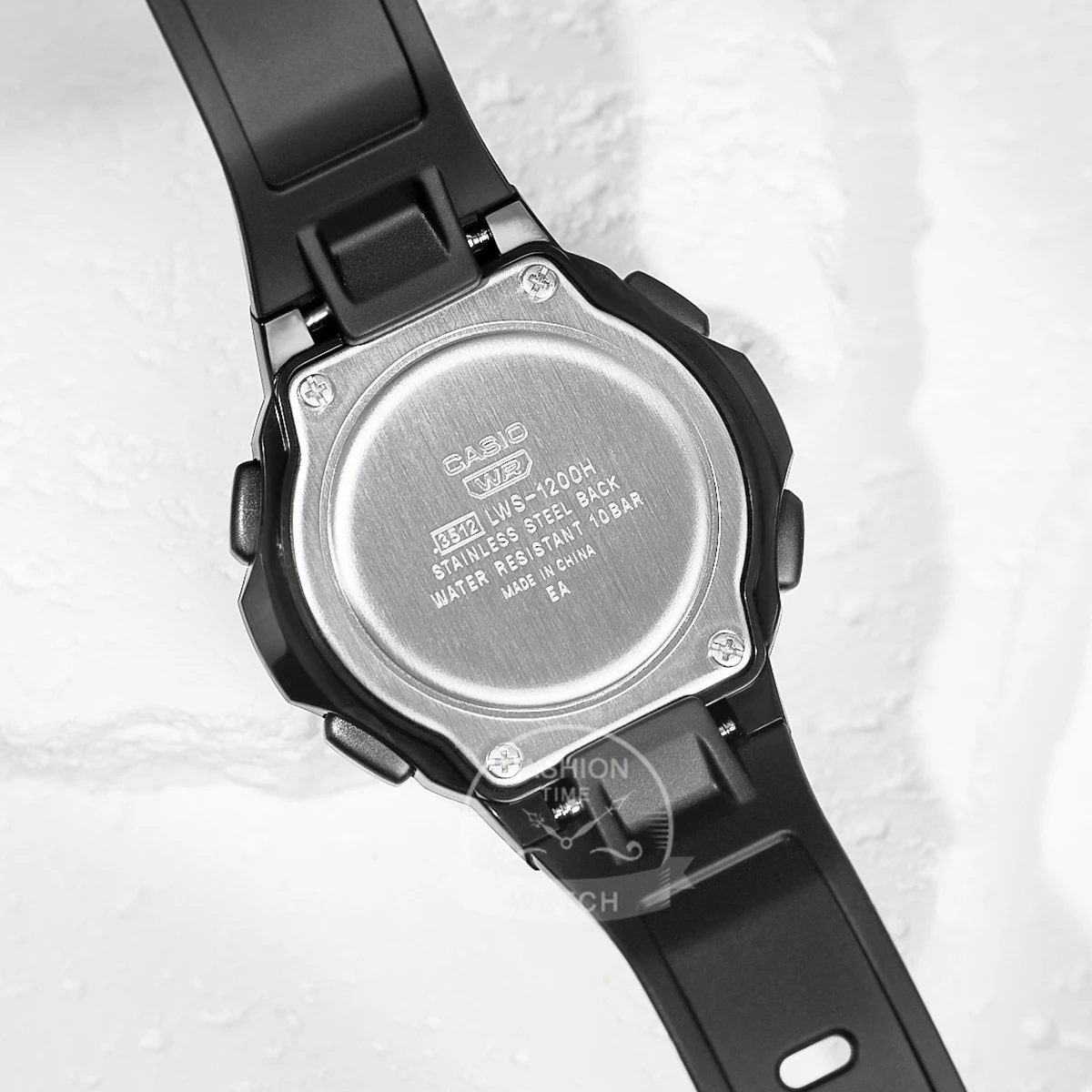 Casio Orologio Digitale Uomo LWS-1200H-1A2VCF: Sportivo, 100m防水, Memoria 60 Giri - 4