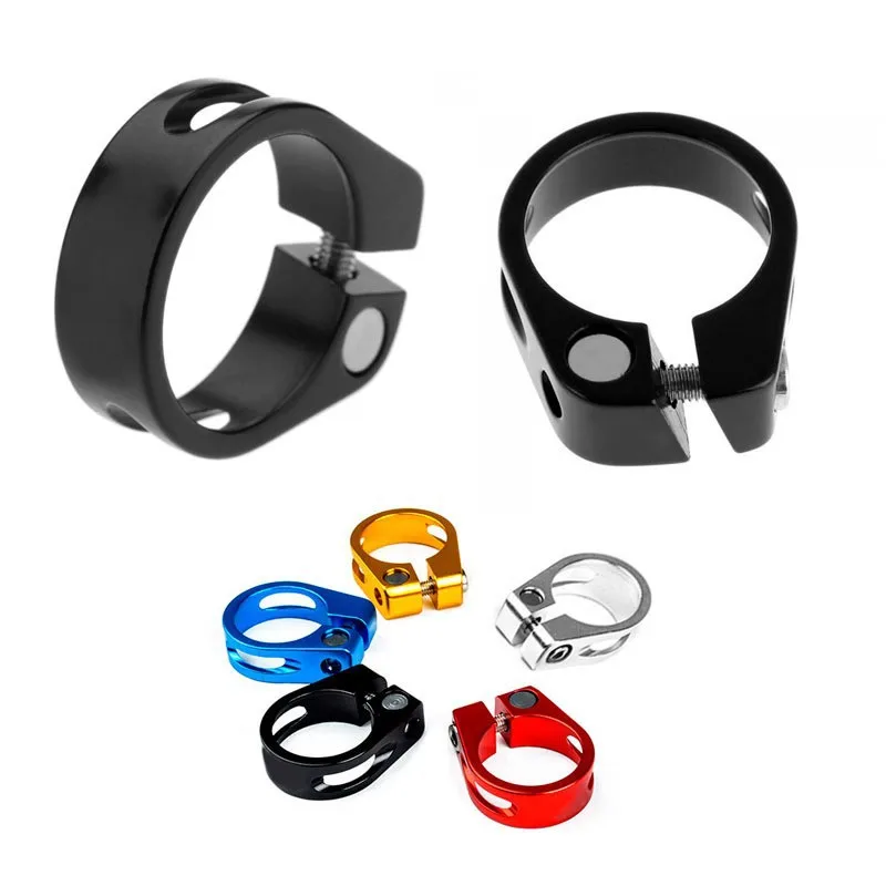Q186 Bike Seatpost For MTB Road Bicycle 31.8mm 34.9mm Cycling Alloy Seat Clamp