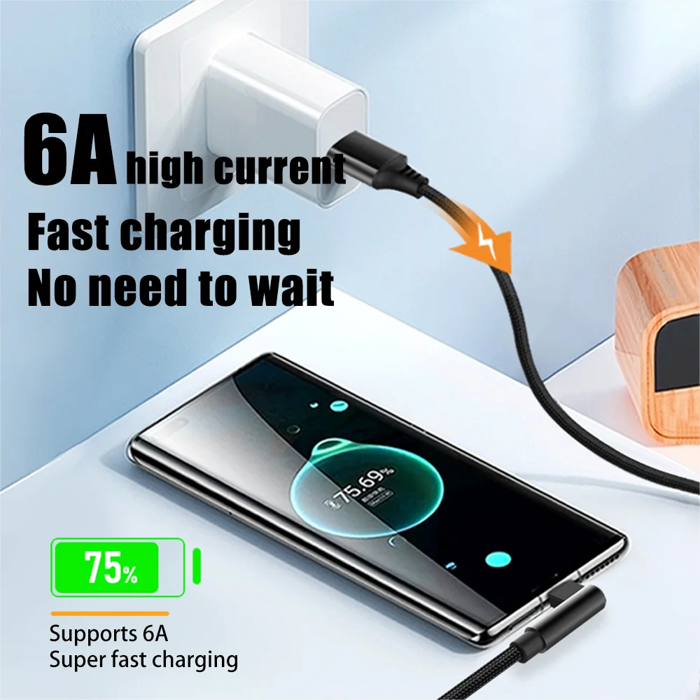 Elbow USB C 6A Fast Charging Expand 3m 5-meter Type C Data Cable for Huawei,Xiaomi,Samsung,Google,Apple MACBOOK iPad Air Game BEST SELLERS Elbow USB C 6A Fast Charging Expand 3m 5-meter Type C Data Cable for Huawei,Xiaomi,Samsung,Google,Apple MACBOOK iPad Air Game BEST SELLERS