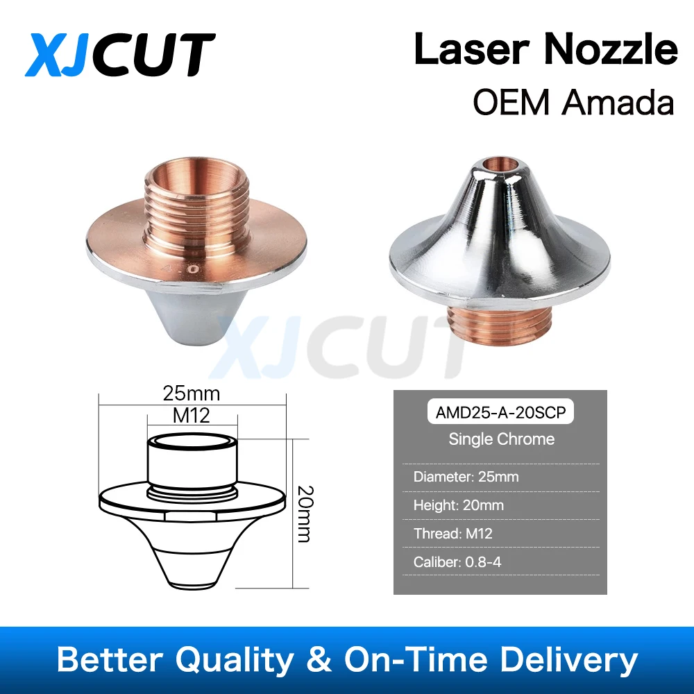 magnetic welding holder XJCUT Carbon Steel Cutting Laser Single Double Layer Nozzle Chrome-plating Layers D25 H20 M12 Caliber 0.8mm-4.0mm universal welding wire