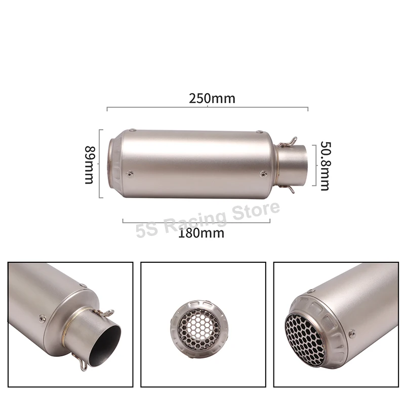 For KTM 390 Adventure DUKE 250 390 ADV Husqvarna 401 SVARTPILEN 401 2020-2022 Motorcycle Exhaust Modify Mid Link Pipe DB Killer - Image 5