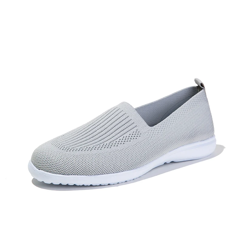 ballets flats shoes Atikota Mesh Women Lightweight Sneakers Summer Hollowed Non-Slip Soft Breathable Slip On Flats Female Casual  Maternity Shoes womens flat cowboy boots Flats