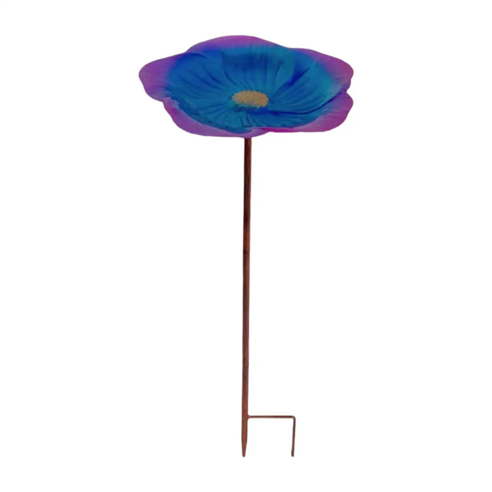 Bird Bath Bowl with Garden Stake Iron Decorative Gifts Bird Baths for Outdoors for Patio Backyard Outdoor Garden Lawn Bird Lover