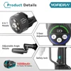 YOFIDRA 200Bar Brushless High Pressure Car Washer Gun 6 IN 1 Electric Garden Washing Water Wash Spray Gun for Makita 18V Battery 6