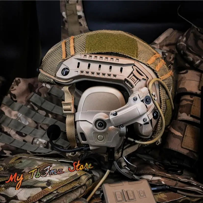 FMA Amp Tactical Noise Reduction Ear Helmet Connected Guide Rail Connecting Bridge Connector TB1372-B