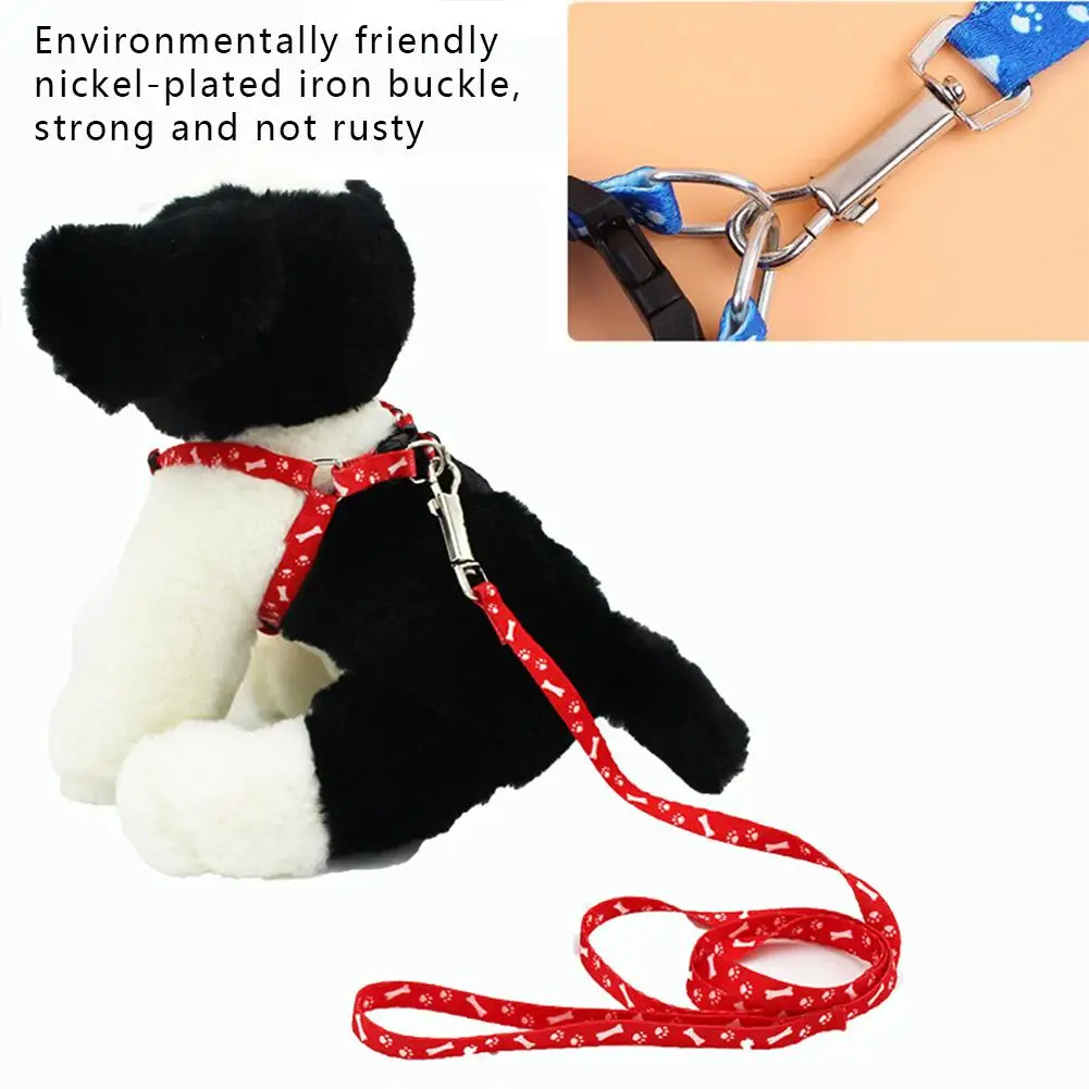 Cat Dog Collar Leash Harness Soft Breathable Puppy Chain Belt Strap For Small Breeds Dog Accessories Pet Supplies Chihuahua