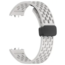 Magnetic Silicone Sports Band Bracelet - Galaxy Fit3 (Gray)