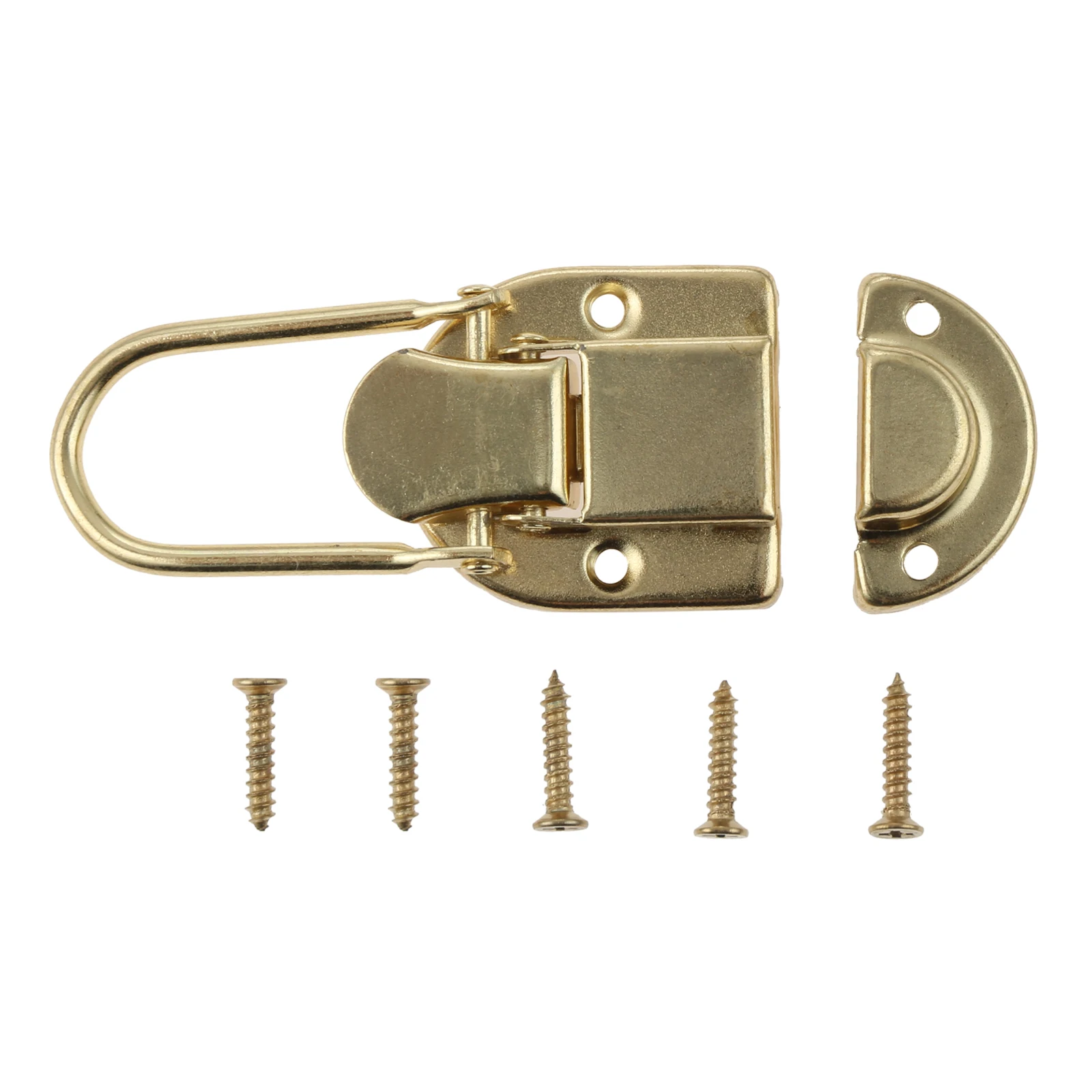 Metal Lock Hasp Latch Clasp Toggle Buckle Luggage Guitar Flight Case Wooden Gifts Box Button Knot Drawbolt Closure Latch 60*35mm
