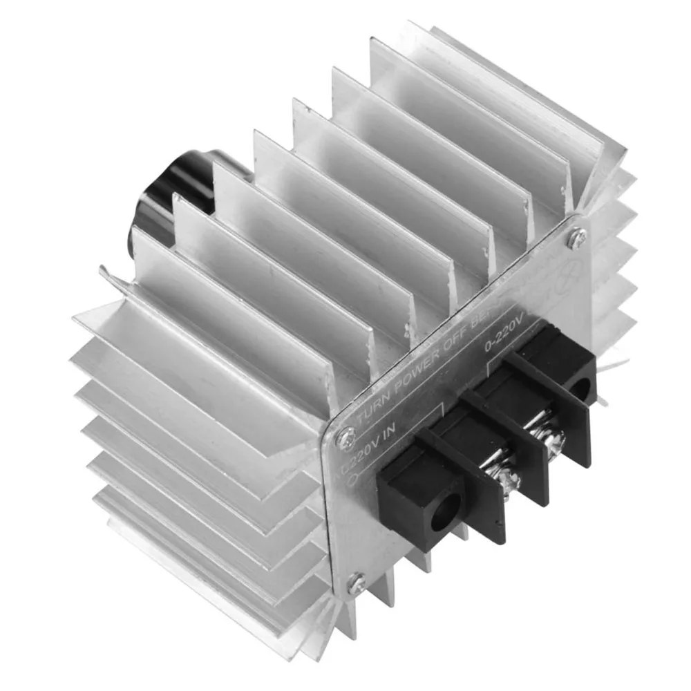 AC 220V 5000W SCR 전압 조절기 속도 조절 가능 전력 모터 속도 컨트롤러 디밍 디머 온도 조절기 램프
