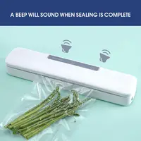 1 PC vacuum sealing machine, portable food preservation, storage, compression and packaging machine 2