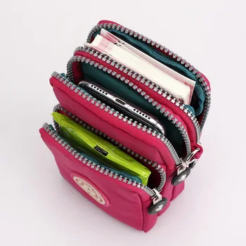Small Shoulder Bags Nylon Women Mobile Phone Bags Mini Female Messenger Purse Lady Wallets New 2022 Female CrossBody Bag - Image 4