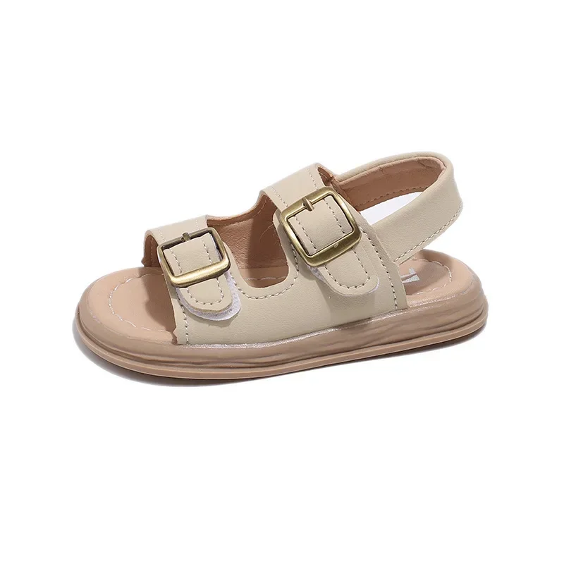 2024 Children Sandals for Girls and Boys Summer Fashionable Korean Style Comfortable Soft Sole Casual Cute Baby Beach Shoes 5