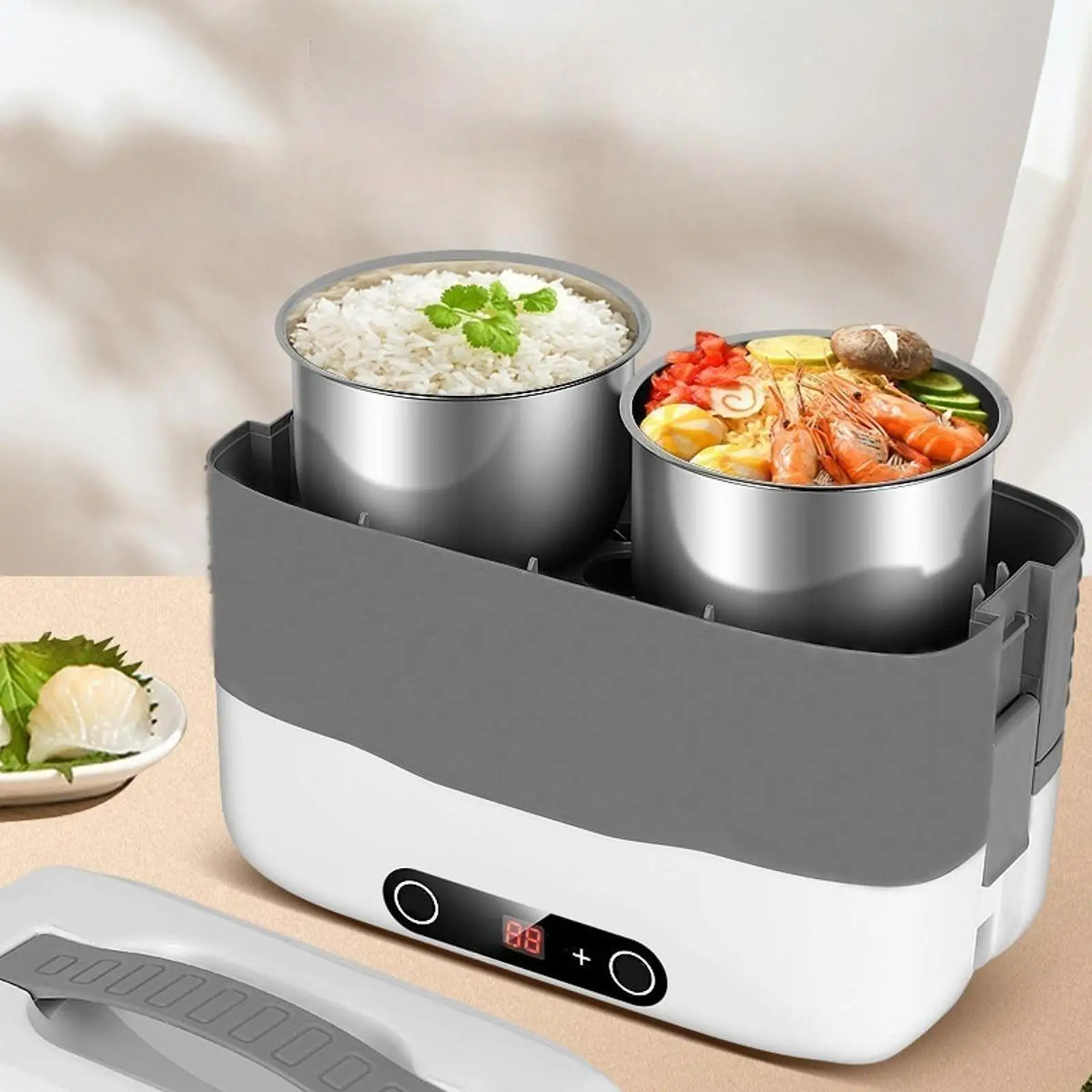 Electric Lunch Boxes Food Heater US Self Heating Lunch Box for Travel Outdoor Portable Food Warmer for Car Truck 24 Appointment