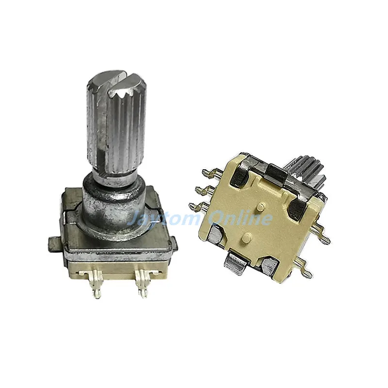 5pcs-Rotary-Encoder-Switch-With-Push-Button-EC11-30-Position-5pin-SMD ...