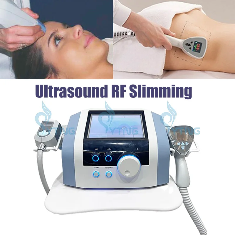 

2 in 1 Focused RF Radio Frequency Body Anti Cellulite Weight Loss Machine Facial Lifting Skin Rejuvenation Beauty Salon Use