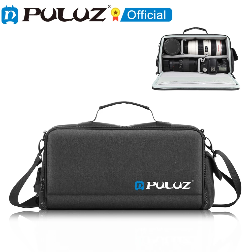 PULUZ Portable Camera Crossbody Shoulder Bag Digital Storage Lens |