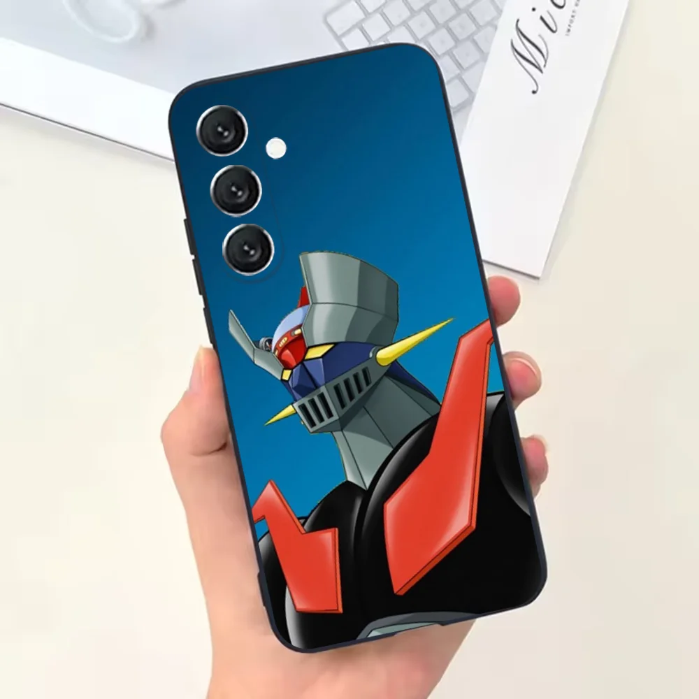 Mazinger Z Robot Themed Soft Black Phone Case