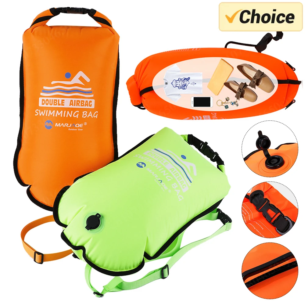 PVC 방수 드리프트 래프팅 백, 휴대용 플로팅 파우치, 경량 팽창식 더블 에어..