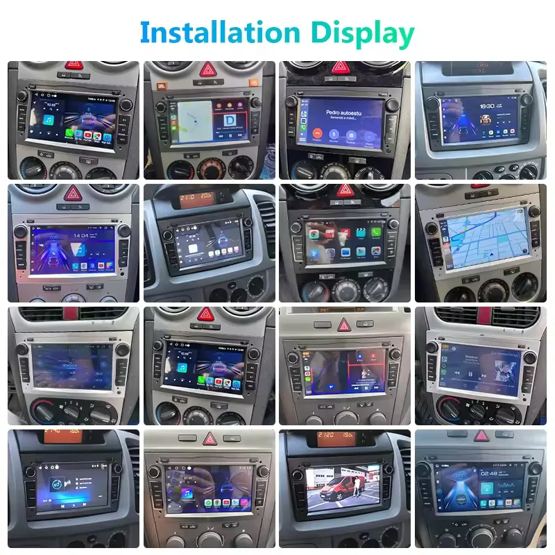Radio para Auto Junsun de 7 Pulgadas con Android, CarPlay Inalámbrico, Android Auto, Estéreo para Opel Vauxhall Astra H G J Zafira B Corsa C Antara Vectra Vivaro Meriva Combo Signum Tigra TwinTop, WiFi, GPS, Navegación, SWC, 4G-LTE, Bluetooth, Pantalla Táctil Multimedia + Guía de Instalación 3
