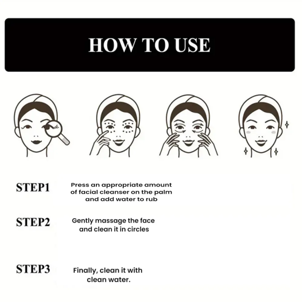 Kojic Acid Skin Care Facial Wash Mild Oil Control Deep Cleaning Moisturizing Cleansing and Nonirritating