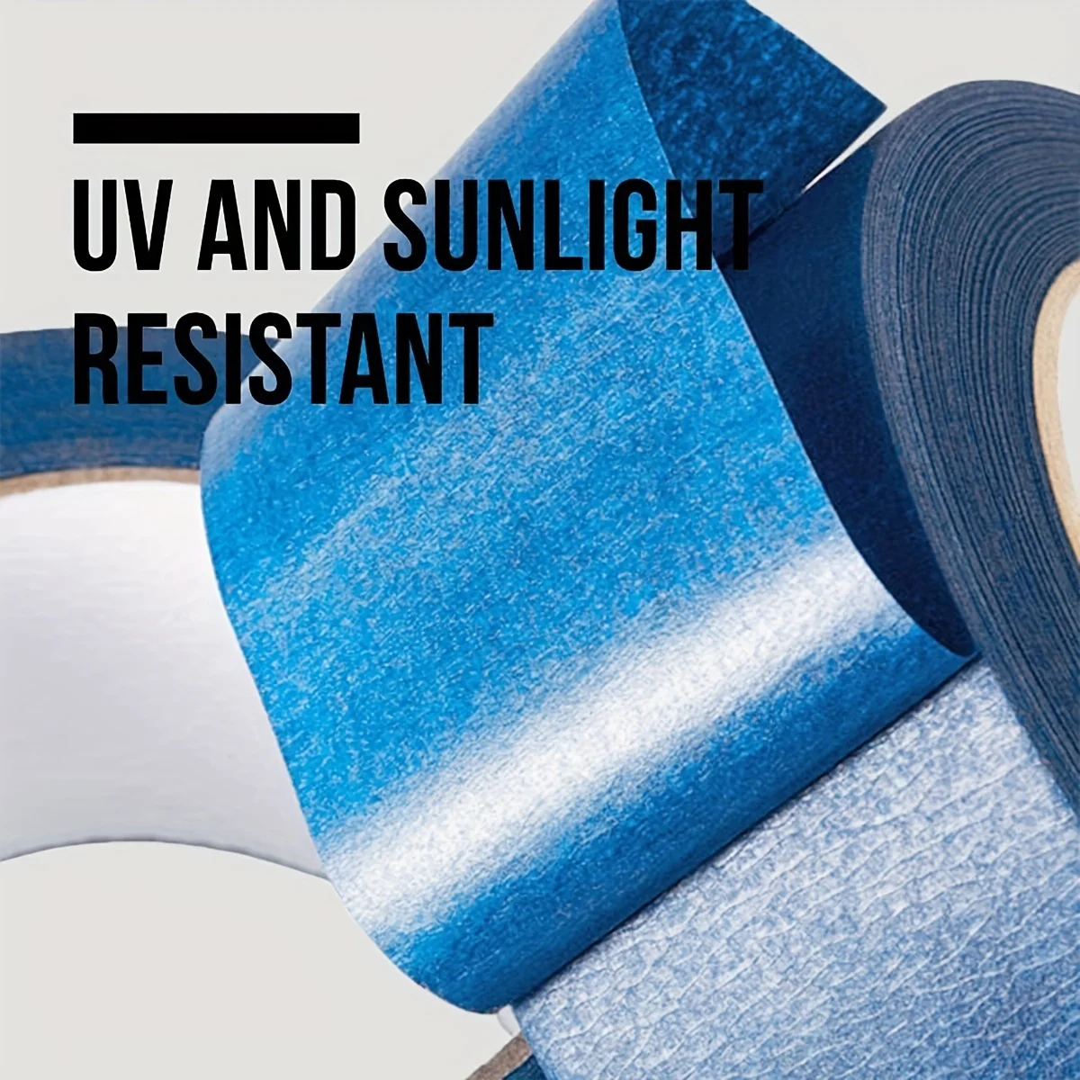 Blue Painter's Tape 4 Sizes – 1/2", 3/4", 1", 2" Masking Tape, Clean Peel Residue-Free for Painting, DIY & Home Projects