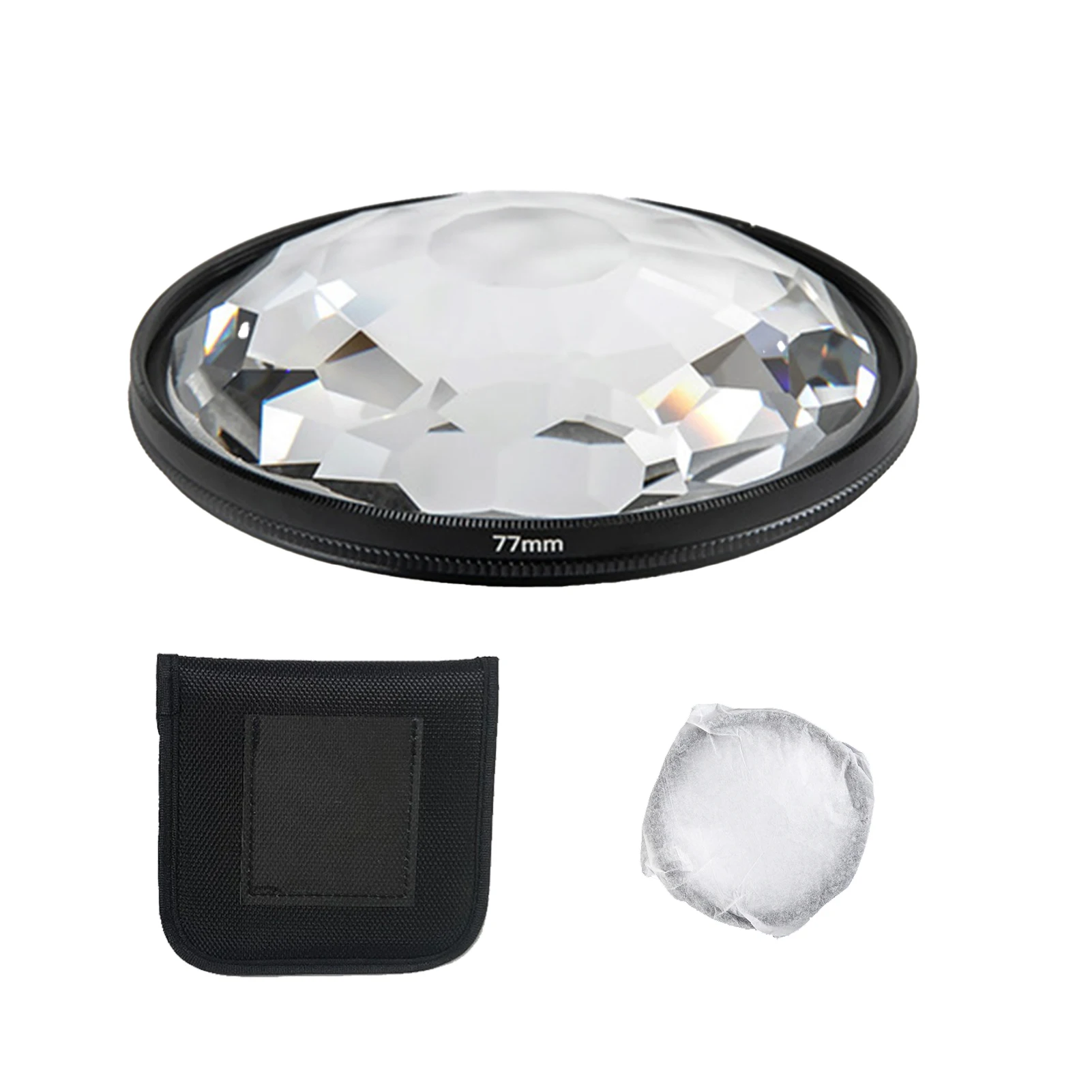 

Линзы для фотосъемки на открытом воздухе, стеклянная призма, фильтры для камеры, прозрачная переменная зеркальная камера 77 мм, калейдоскоп с несколькими изображениями