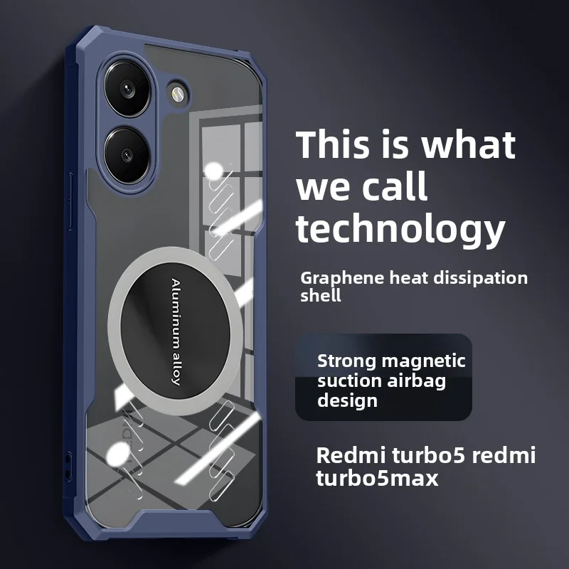 Enhanced Heat Dissipation Magnetic Protective Phone Case - Hard PC Back Cover