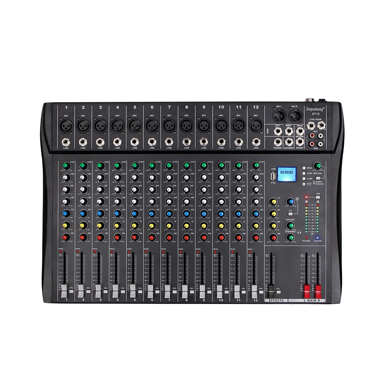 プロフェッショナルオーディオサウンドミキサー Depusheng DX8/DT8 8