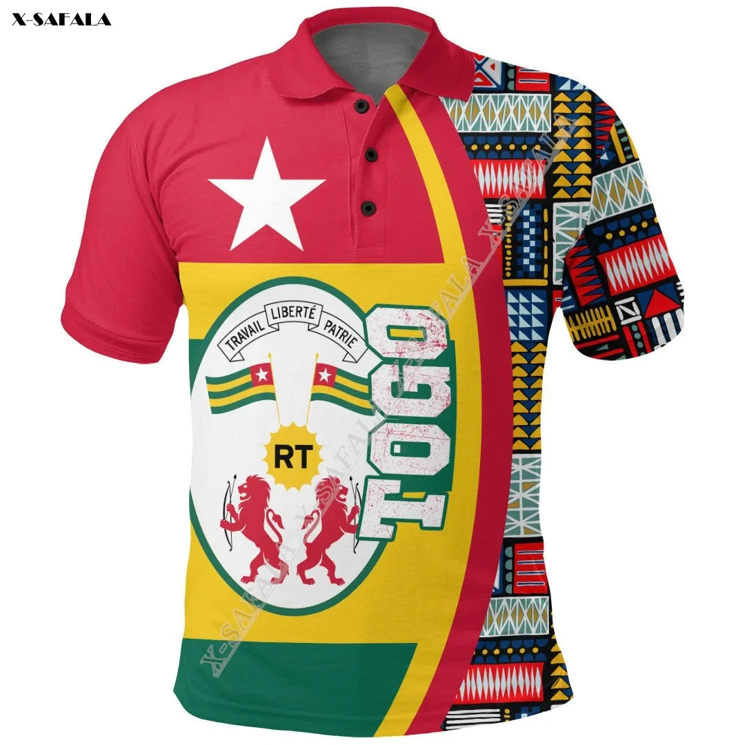 

Niger Togo Cameroon Mauritania Uganda Burundi Flag 3D Printed High Quality Men Polo Shirt Tee Tops Anti Shrink Breathable