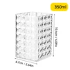 WORTHBUY Transparent Makeup Brush Holder Plastic Cosmetic Storage Box Desk Lipstick Eyeliner Makeup Organizer Display Rack 6