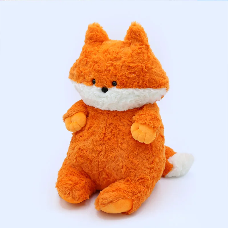 

40cm Cute Plush Toy Fluffy Animal Pink Pig Dinosaur Bunny Cat Fox Pillow Appease Doll Toys for Kids Girls Xmas Birthday Gift