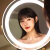 Bathroom Makeup Mirror Lights Lighted Cosmetic Vanity Mirror with Led Lights for Dressing Portable Vanity Mirror Light Round 4