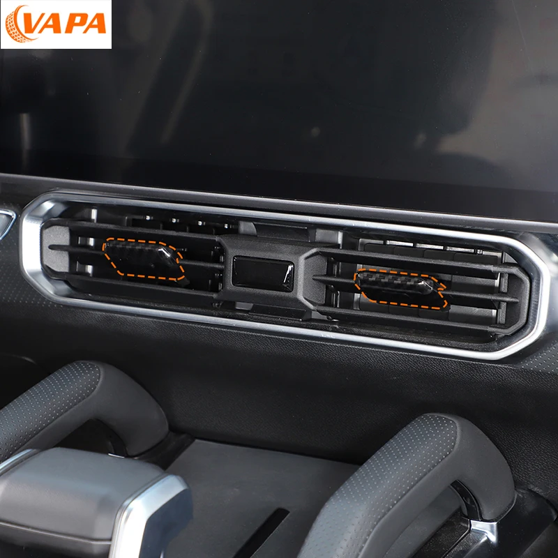 Car Interior Central Control Air Conditioning Tuyere Trim Decoration Cover Stickers for Chery JETOUR T2 2023 Up 6